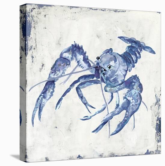 Blue Crayfish II-Jacob Q-Stretched Canvas