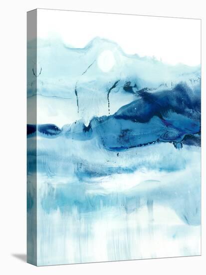 Blue Currents I-Ethan Harper-Stretched Canvas