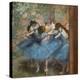 Blue dancers. Around 1893-96. Oil on canvas.-Edgar Degas-Premier Image Canvas