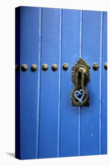 Blue Door of Kasbah of Oudaya, UNESCO World Heritage Site, Rabat, Morocco, Africa-Kymri Wilt-Premier Image Canvas