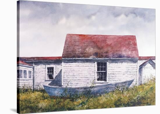 Blue Dory, Monhegan-Bradley Hendershot-Stretched Canvas