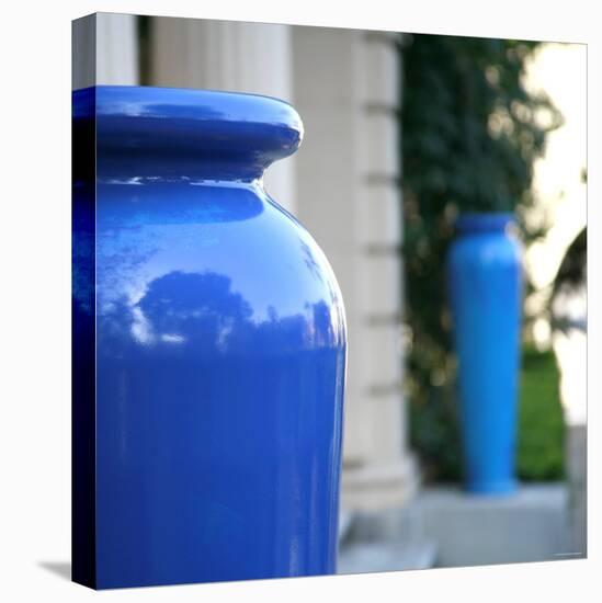 Blue Elegance-Nicole Katano-Stretched Canvas