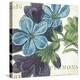 Blue Floral-Hugo Wild-Stretched Canvas