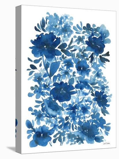 Blue Floral-Leslie Trimbach-Stretched Canvas