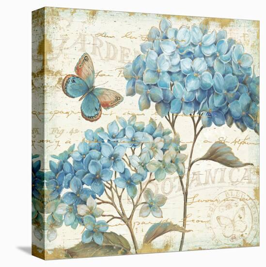 Blue Garden IV-Daphne Brissonnet-Stretched Canvas