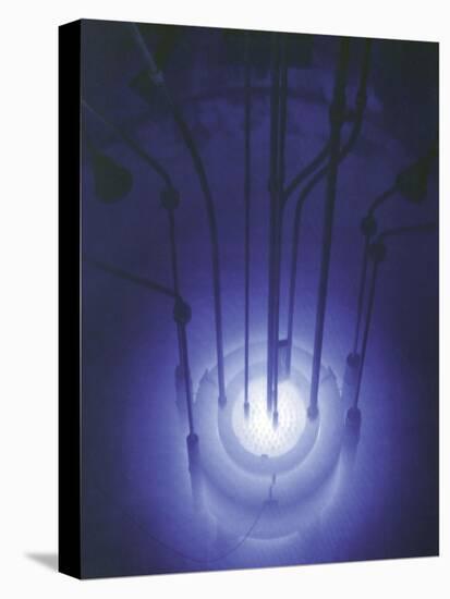Blue Glow of Nuclear Reactors Core, Ca. 1990-null-Stretched Canvas