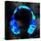 Blue Headphones-GI ArtLab-Premier Image Canvas