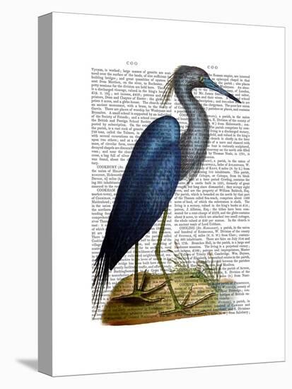 Blue Heron 2-Fab Funky-Stretched Canvas