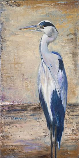 Blue Heron II-Patricia Pinto-Stretched Canvas