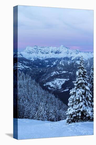 Blue Hour in the Swiss Alps-Armin Mathis-Premier Image Canvas