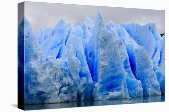 Blue Ice, Grey Glacier, Torres Del Paine National Park, Patagonia, Chile, South America-Eleanor-Premier Image Canvas
