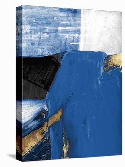 Blue in Gold I-null-Stretched Canvas