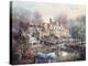 Blue Jay Bed and Breakfast-Carl Valente-Stretched Canvas