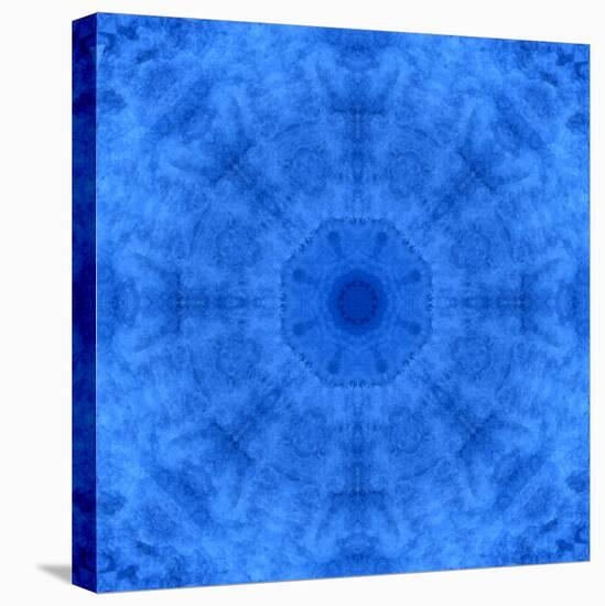 Blue kaleidoscope abstract.-Jaynes Gallery-Premier Image Canvas