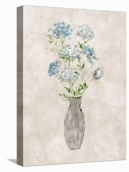 Blue Lace Bouquet II-Sally Swatland-Stretched Canvas