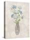 Blue Lace Bouquet II-Sally Swatland-Stretched Canvas