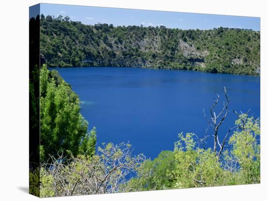 Blue Lake, One of Three Crater Lakes at the Top of Mount Gambier, South Australia, Australia-Robert Francis-Premier Image Canvas