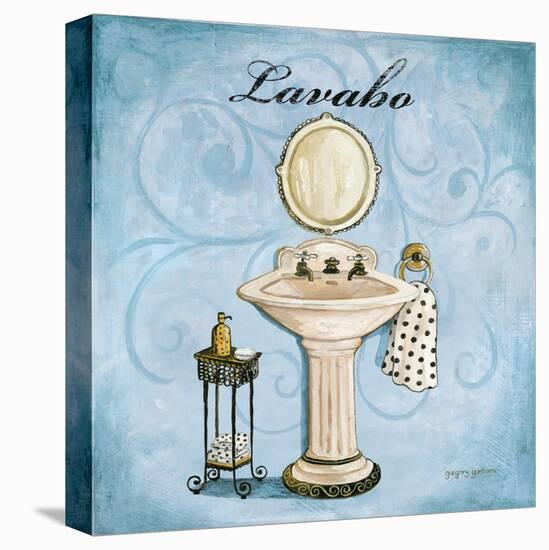 Blue Lavabo-Gregory Gorham-Stretched Canvas