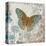 Blue Linen Butterfly-Alan Hopfensperger-Stretched Canvas