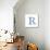 Blue Liquid Water Alphabet With Splashes And Drops - Letter R--Vladimir--Stretched Canvas displayed on a wall