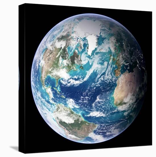 Blue Marble Image of Earth (2005)-null-Premier Image Canvas