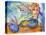 Blue Mermaid-sylvia pimental-Stretched Canvas