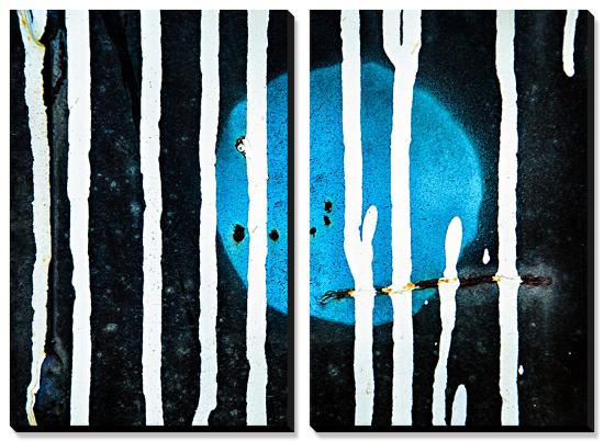 Blue Moon-Ursula Abresch-Stretched Canvas