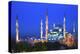 Blue Mosque (Sultan Ahmet Camii), UNESCO World Heritage Site, at Dusk, Istanbul, Turkey, Europe-Neil Farrin-Premier Image Canvas