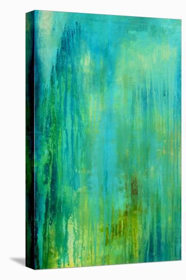Blue Mountain Rain I-Erin Ashley-Stretched Canvas