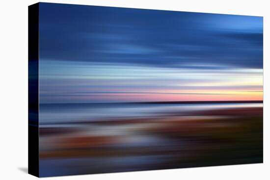 Blue on the Horizon-Andrew Michaels-Stretched Canvas