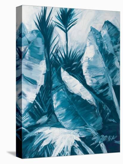 Blue Palms II-Suzanne Wilkins-Stretched Canvas