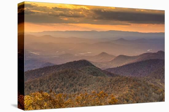 Blue Ridge Mountains at Dusk in North Georgia, Usa.-SeanPavonePhoto-Premier Image Canvas