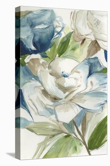 Blue Roses II-Asia Jensen-Stretched Canvas