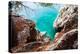 Blue Sea and Rocks-Lamarinx-Premier Image Canvas