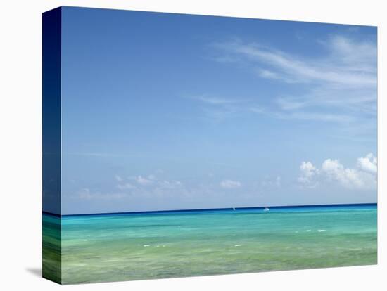 Blue Sea and Sky, Cancun, Mexico-Angelo Cavalli-Premier Image Canvas