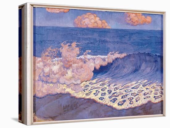 Blue Seascape, Wave Effect, c.1893-Georges Lacombe-Premier Image Canvas