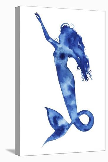 Blue Sirena I-null-Stretched Canvas