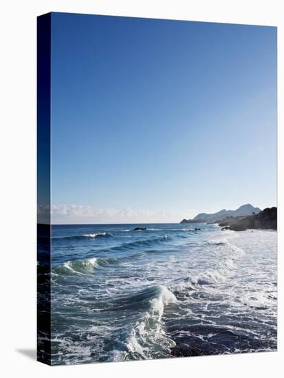 Blue Sky above Sea with Some Waves-Norbert Schaefer-Premier Image Canvas