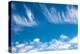 Blue Sky with Whispy Clouds-Mark Sunderland-Premier Image Canvas