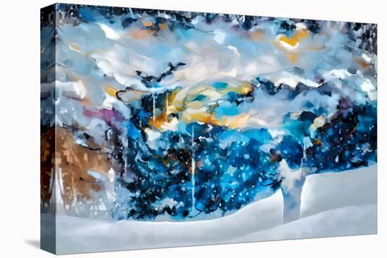 Blue Snow Day-Ursula Abresch-Premier Image Canvas