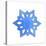 Blue Snowflake 1-Wendy Edelson-Premier Image Canvas