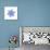 Blue Snowflake 2-Wendy Edelson-Premier Image Canvas displayed on a wall