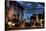 Blue Sunset in Antique Restaurant I-Nish Nalbandian-Stretched Canvas