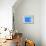 Blue Transistor Radio-NaxArt-Stretched Canvas displayed on a wall