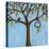 Blue Tree of Life-Blenda Tyvoll-Stretched Canvas