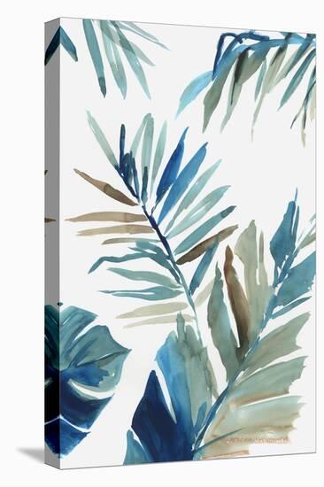 Blue Tropical Heat I-Asia Jensen-Stretched Canvas