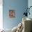 Bluebird with Hibiscus-William Vanderdasson-Premier Image Canvas displayed on a wall