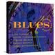 Blues Around the Clock-null-Stretched Canvas