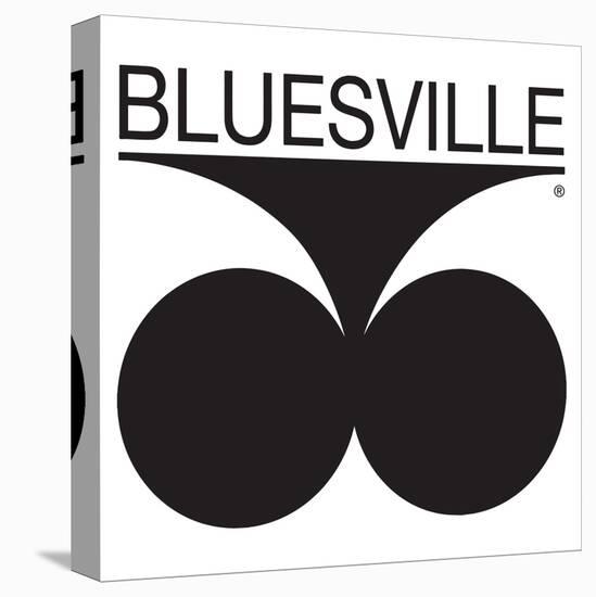 Bluesville Records Logo-null-Stretched Canvas