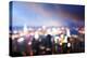 Blured Lighhts from Peak Victoria, Hong Kong-Iakov Kalinin-Premier Image Canvas